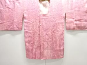 未使用品　板締め絞り　短冊に古典柄道行コート